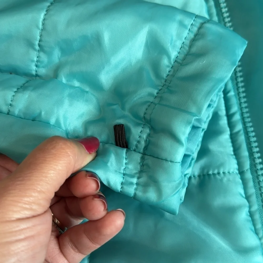 Magellan Teal and Gray Unisex Puffer Jacket
